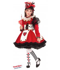 Costume carnevale - REGINA DI CUORI PRESTIGE BABY